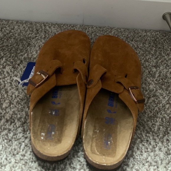 Birkenstock Mink Suede Clogs - Picture 7 of 11